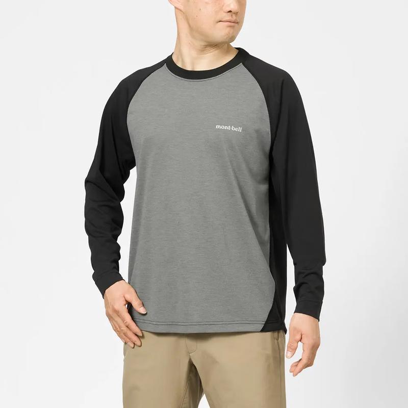 Mont-Bell Unisex Quick-Dry Breathable Long Sleeve T-Shirt 1114693 S