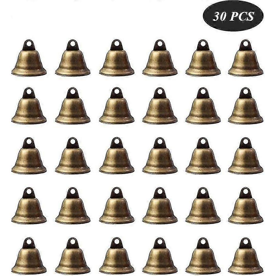 30 Pezzi Piccola Campanella a Mano in Bronzo Vintage Campanelle Vintage Campanellini a Cascata in Bronzo Vintage Campanelle in Bronzo Vintage Mini Campanella a Mano Campanella in Bronzo Campanellino Piccolo Fatto a Mano