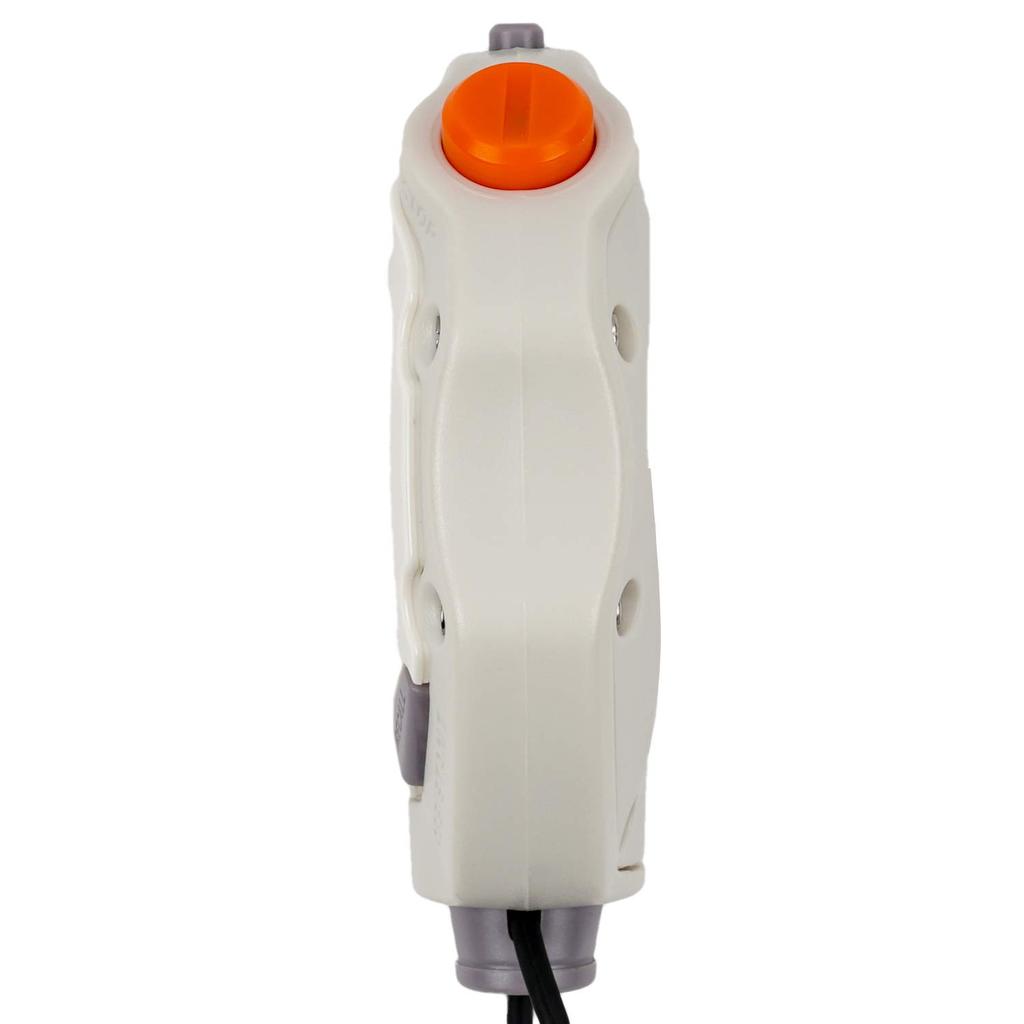 CASIO Stopwatch with Lap Time and Split Time Dual 5 ATM Water Operation Sound Mute Measurement, Memory, Resistance, Switch, White, HS-70W-8JH