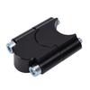 28mm Handlebar Riser Mount Clamp Aluminum Alloy Handle Bar Risers Clamps Adapter for Dirt Bike Motorcycle Black
