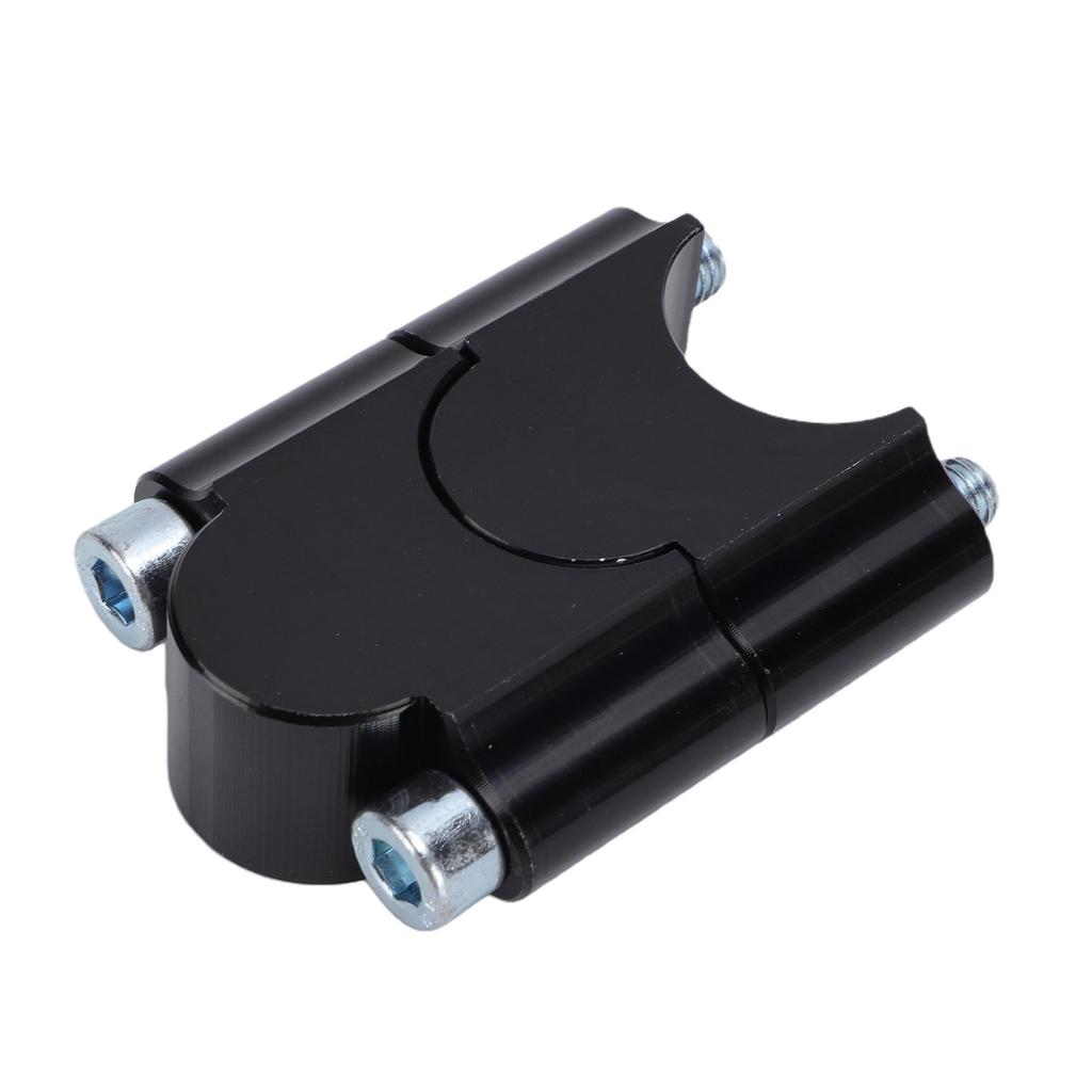 28mm Handlebar Riser Mount Clamp Aluminum Alloy Handle Bar Risers Clamps Adapter for Dirt Bike Motorcycle Black