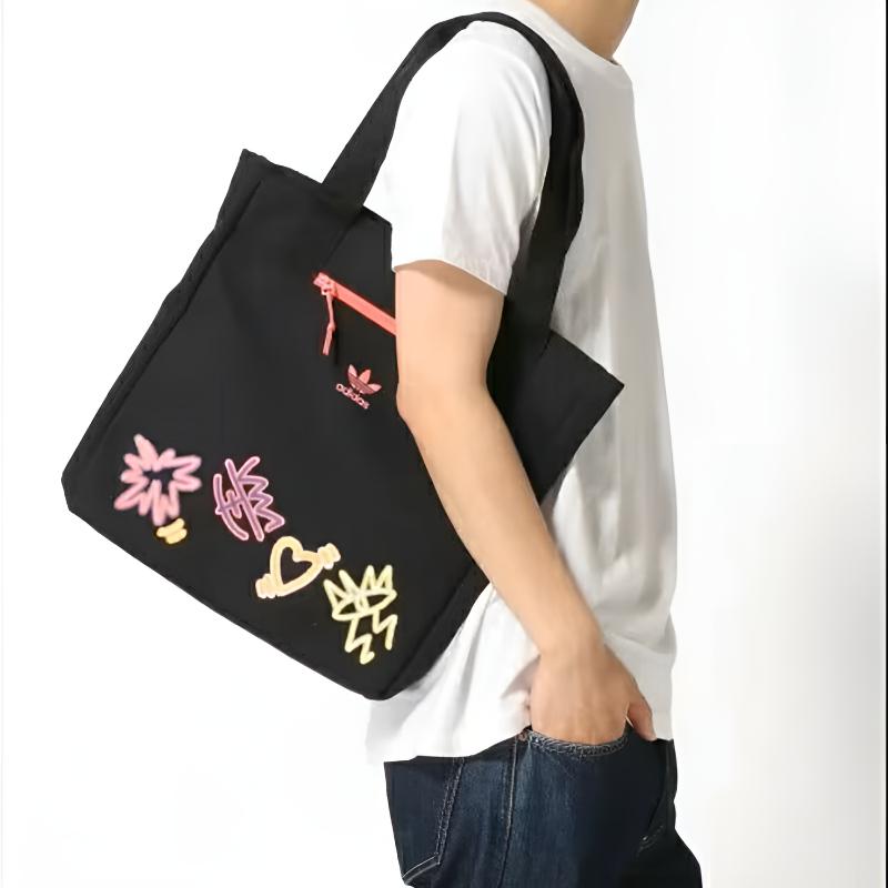 New Adidas Polyester Handbag, Shoulder Bag Women's Black HL1711