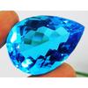 CERTIFIED 169.25 Ct Natural Santa Maria Blue Aquamarine Pear Cut Gemstone