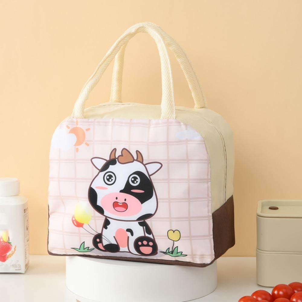 Thickened Thermal Meal Tote Bag Aluminum Foil Picnic Insulated Bag Insulated Lunch Bag  Daily Use