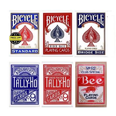 Bicycle Rider Back Playing Cards Tally-Ho Aladdin Deck Poker Size Magic Cards Magic Tricks Props