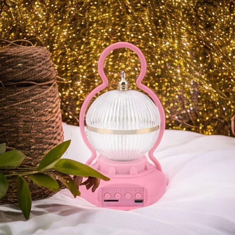 Mini Bluetooth Speaker with Seven-Color Ambient Light for Camping & Home