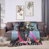 Predator Badlands 2025 Filme Super Warme Decken Büro Plüsch Überwurfdecke Ästhetisch Outdoor Flanell Tagesdecke Sofa Bettbezug