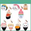 Premium Soft Plush Bear Sushi Keychain Cuddly And Charming Gift For All Ages