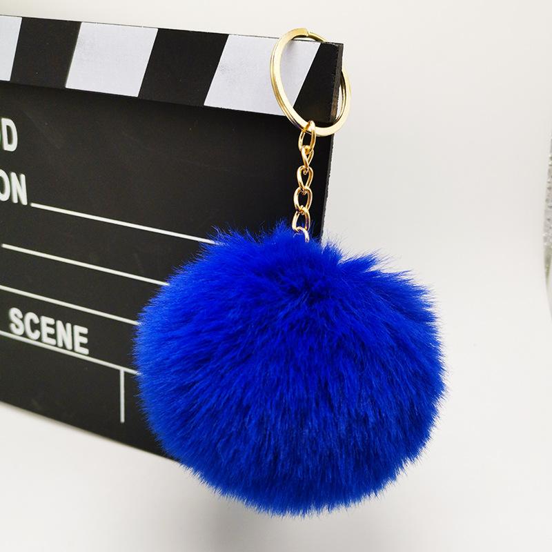 Rabbit Plush ball Pendant 8CM Ladies luggage Plush Keychain Pendant Bag Accessories Gifts