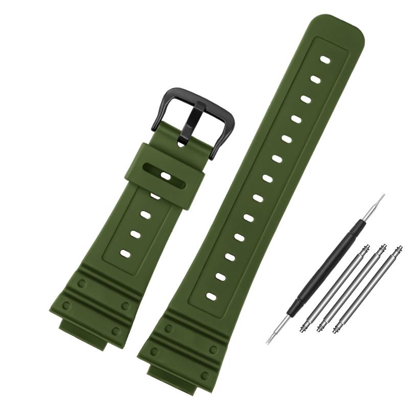 

16mm Silicone Bracelet For Casio G-Shock GW-5000/B5600/M-5610 DW5600e GLX-5600 Resin Rubber Strap Waterproof Watchband Ga2100 16mm