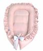 Cocoon Nest Cotton Wrap with Ruffles (powder Pink)
