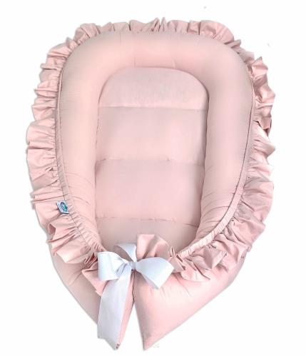 Cocoon Nest Cotton Wrap with Ruffles (powder Pink)