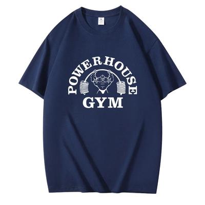 Zomerse gym T-shirts van katoen, oversized dames T-shirt met grafische print, sportief heren T-shirt, hoogwaardige dameskleding