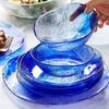 VAKADA Tempered Glass Fruit Salad & Snack Bowl