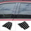 Glossy Black Pillar Posts Window Decal Door Trim For BMW E90 328i 325i 2005-2012