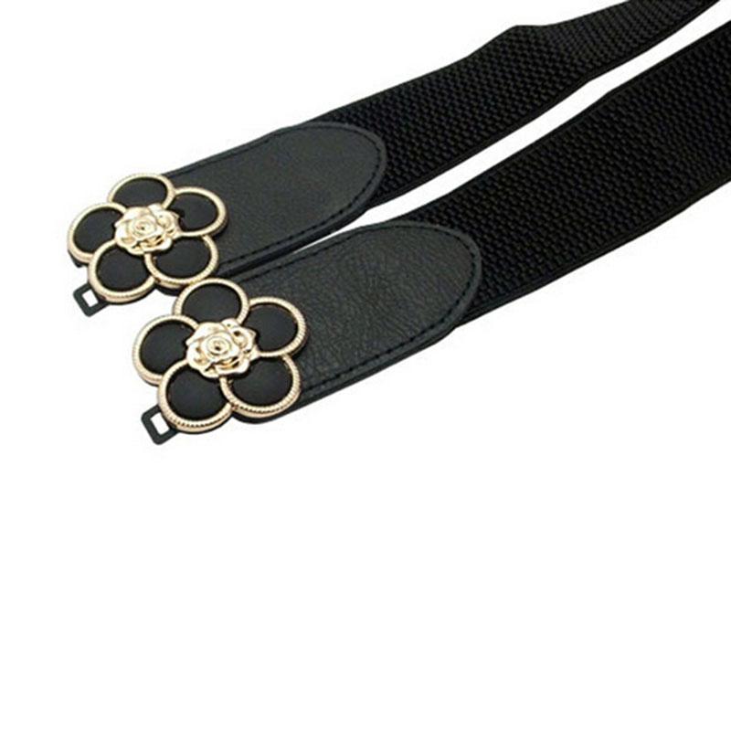 Women Elastic Belt Waistband Wide Elegant Cummerbunds For Women Dress