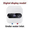 8L Water Storage Instant Electric Water Heater Rapid heat Insulation Digital display Thermostat Knob Control Up Down Water Inlet
