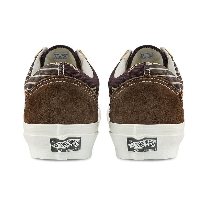 Vans Tênis de Skate de Cano Baixo Old Skool Og Lx Unisex Marrom VN0A4P3X2T3