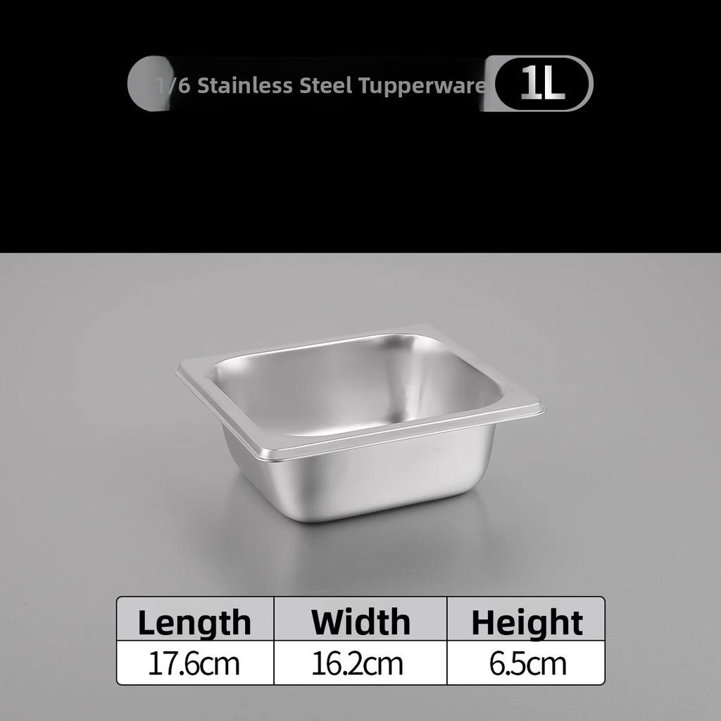 Stainless Steel Rectangular Covered Small Seasoning Box Food Container Thermal Restaurant Kitchen Cooking Utensils Dish Pot