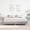 VidaXL Bed Frames Without Mattress Sonoma Grey 160x200cm Engineered Wood, Bedroom Furniture, Slatted Base, Double Bed, 3329035