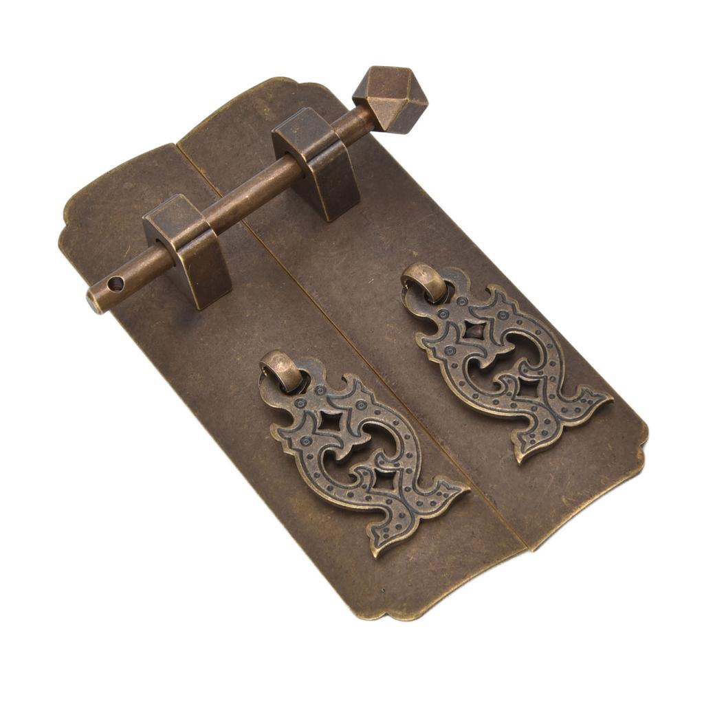 Chinesischer Antiker Messinggriff Retro Exquisit Einfache Installation Orientalische Schrankgriffe für