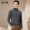 Antonio Men's 100% Cashmere High-Neck Sweater