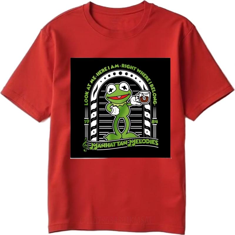 New Arrived Unisex summer tshirt Cotton Frog Holding Beer In Archway With Text Classic Unisex tees Comfort Tshirt Quick Dry Shirt 4XL