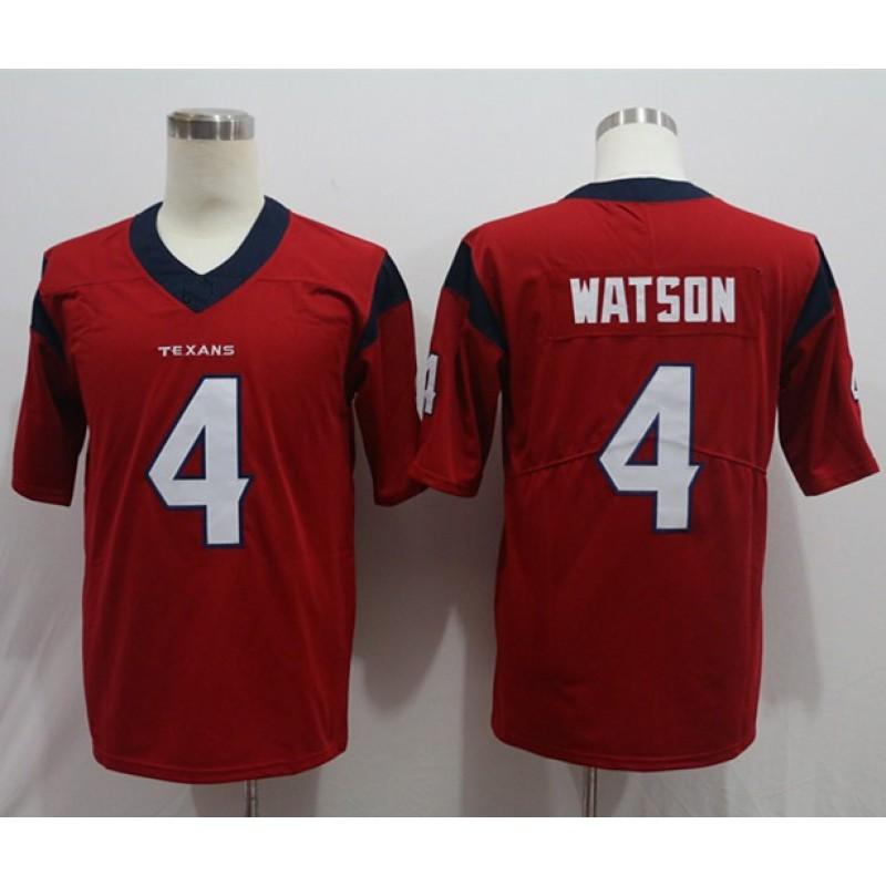 Rugbyový dres na zakázku ve stylu Houston Texans 4 Watson 99 Watt 10 Hopkins Replika Týmový dres Muži Ženy
