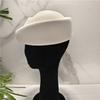 Chapeau cloche élégant en laine Chapeau Fedora style Hepburn Chapeau formel vintage Spectacle en direct