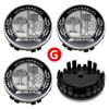 Benz Car 75mm Car Floating Wheel Center Hub Caps Cover for Mercedes Benz B/C/E/S Class A Class C200L GLC GLK CLA Accessories. CI1