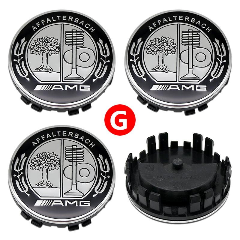 Benz Car 75mm Car Floating Wheel Center Hub Caps Cover for Mercedes Benz B/C/E/S Class A Class C200L GLC GLK CLA Accessories. CI1