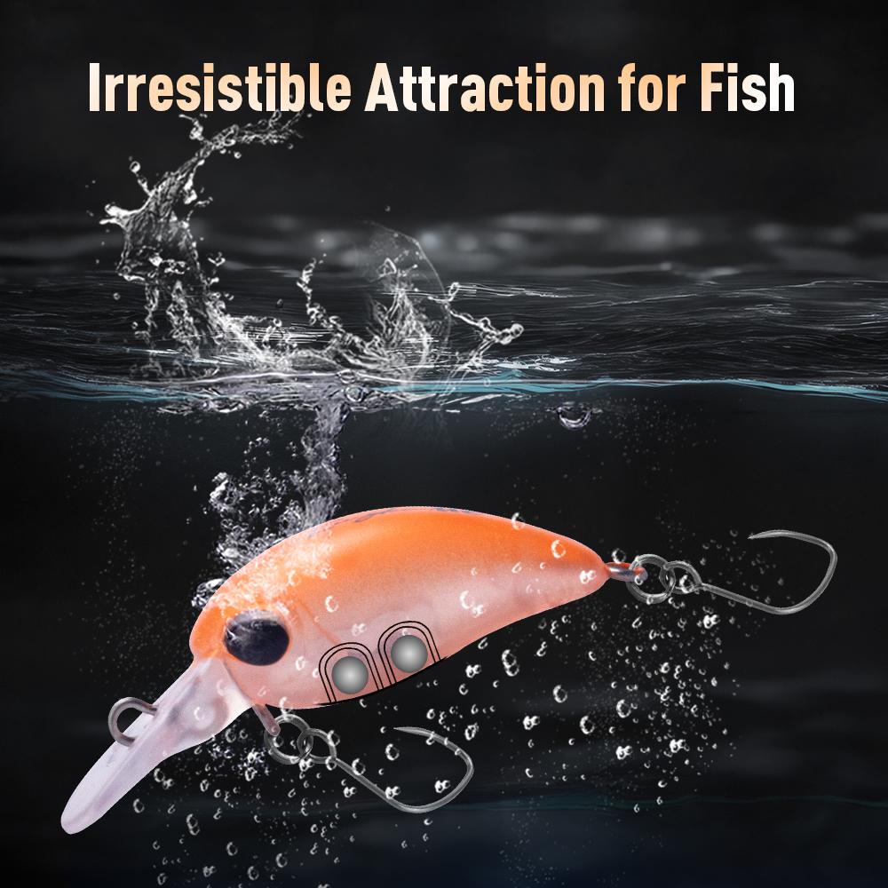 Kingdom Mikro Crank Minnow Rybářská Návnada 1.5g/25mm 3.2g/32mm Plovoucí Tvrdá Návnada ABS Rybářské Potřeby Umělé Tvrdé Návnady Crankbaity Potřeby Wobblery