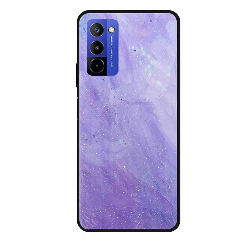 Für Wiko 10 Hülle Marmor 6,75" TPU Weiches Silikon Rückseite Handyhülle für Wiko 10 Wiko10 Coque Cartoon Antischock Stoßfest Funda