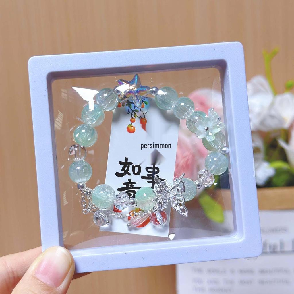 High-Value Crystal Starfish Rose Butterfly Bracelet - Versatile Sweet Jewelry for Women