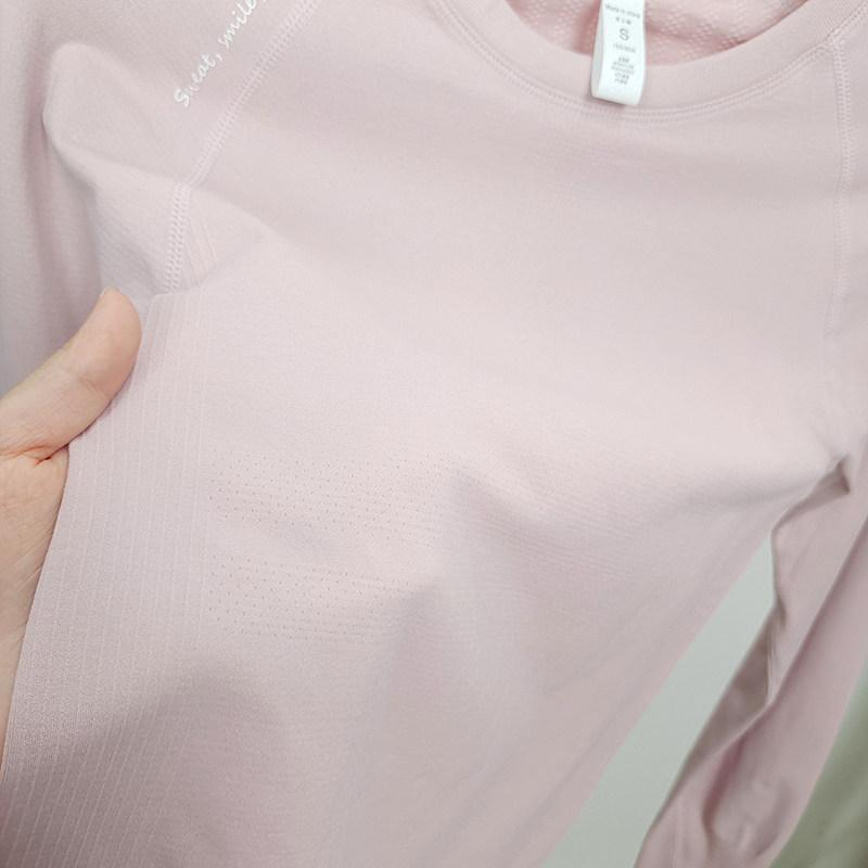 Top Yoga și Alergare cu Mânecă Lungă, Seamless, Foarte Elastic