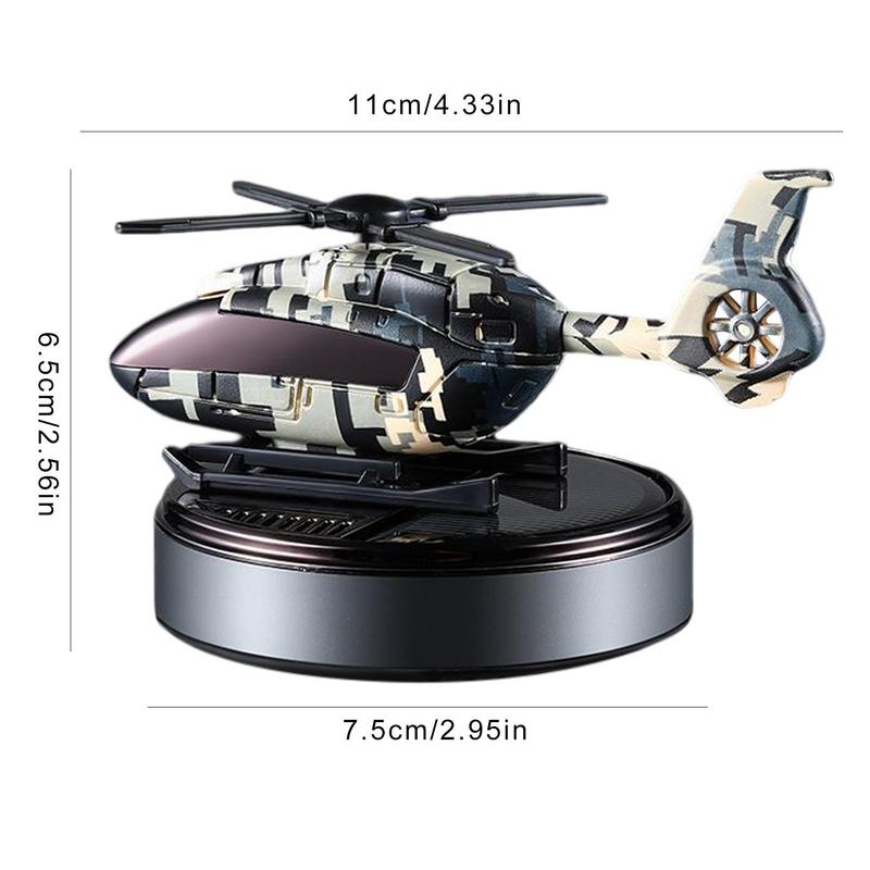 Samochodowy dyfuzor do perfum na energię słoneczną śmigłowiec helikopter zapach ozdoba odświeżacz powietrza do samochodu dyfuzor zapachowy dezodorant samochodowy