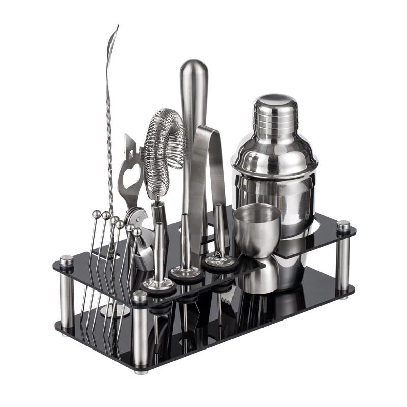 OLOEY Stainless Steel Cocktail Shaker Bar Tool Set
