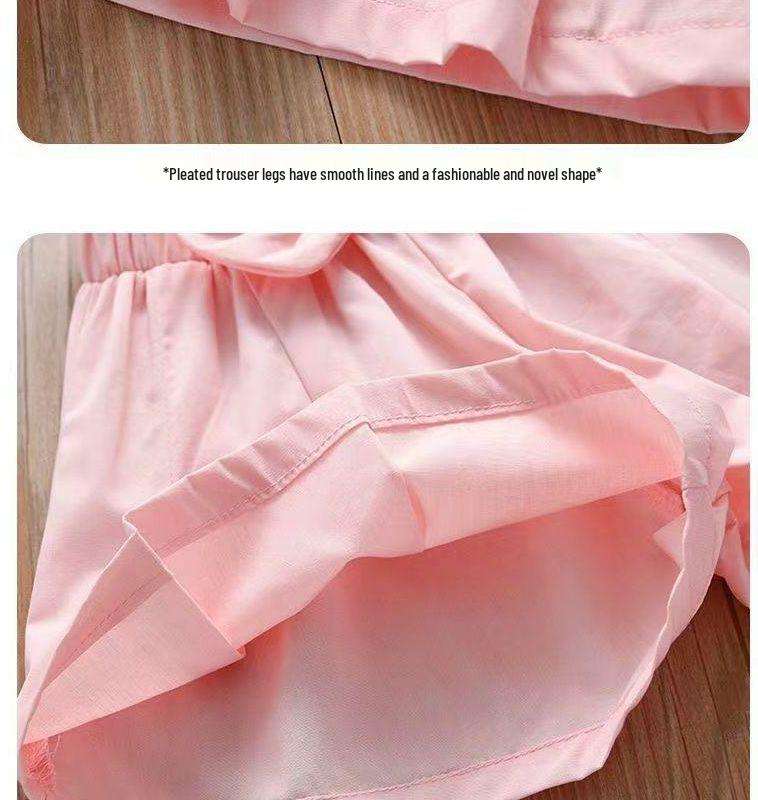 Letnie Szorty Casualowe Pięciopunktowe dla Dziewczynek 2025 - Dziecięce Lekkie Szorty Hot Pants dla Małych i Średnich Dziewczynek