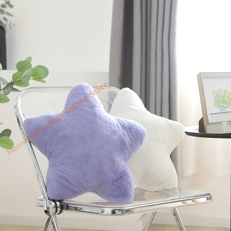 Multi Use Plush Star Pillow For Sofa Office Nap Travel Support And Home Decoration