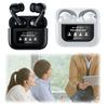 Wireless BT 5.4 Real Time Translator Earbuds ANC Noise Cancelling 144 Languages Two-Way Translator Earbuds for Business Travel