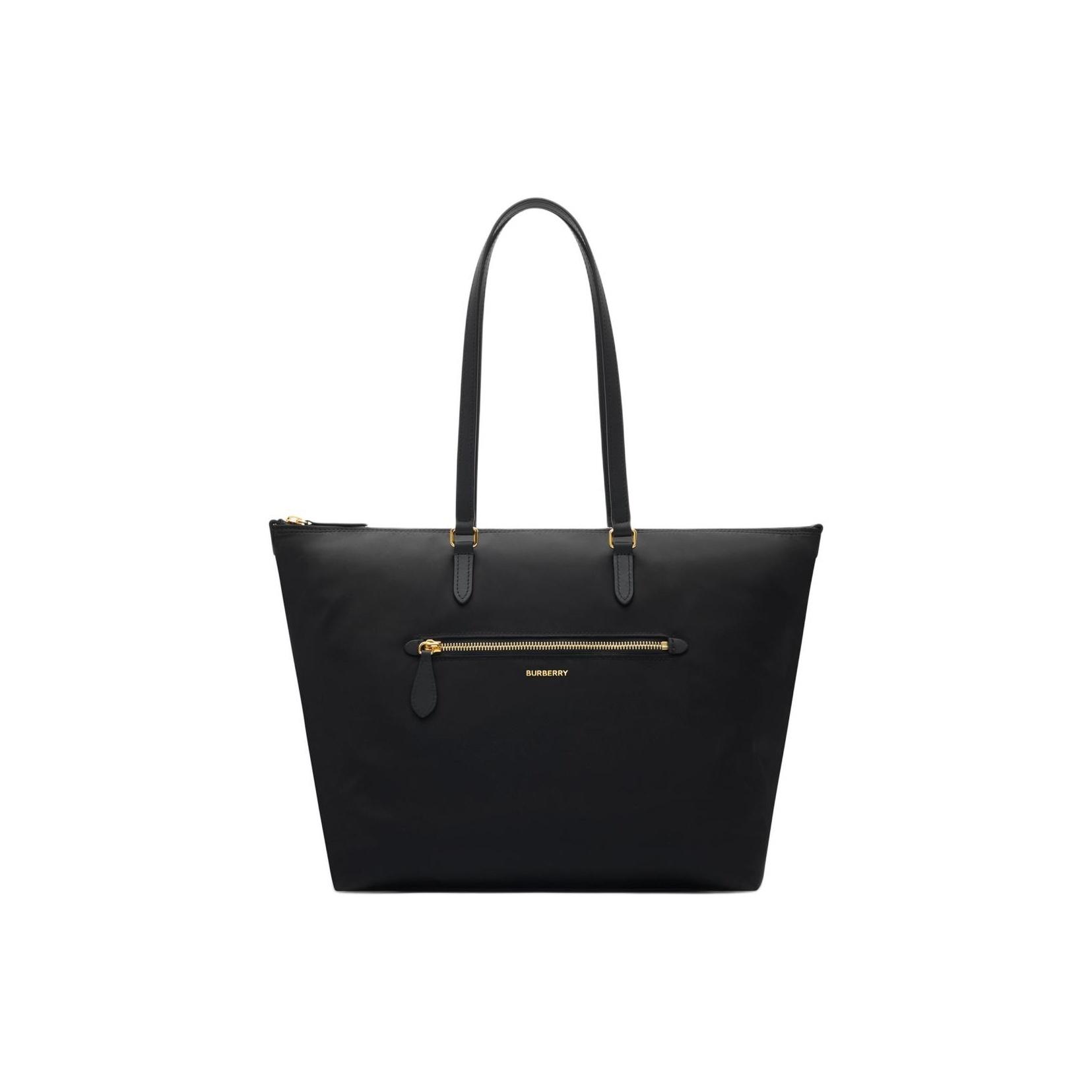 Burberry Liela Melna Ādas Soma Ar