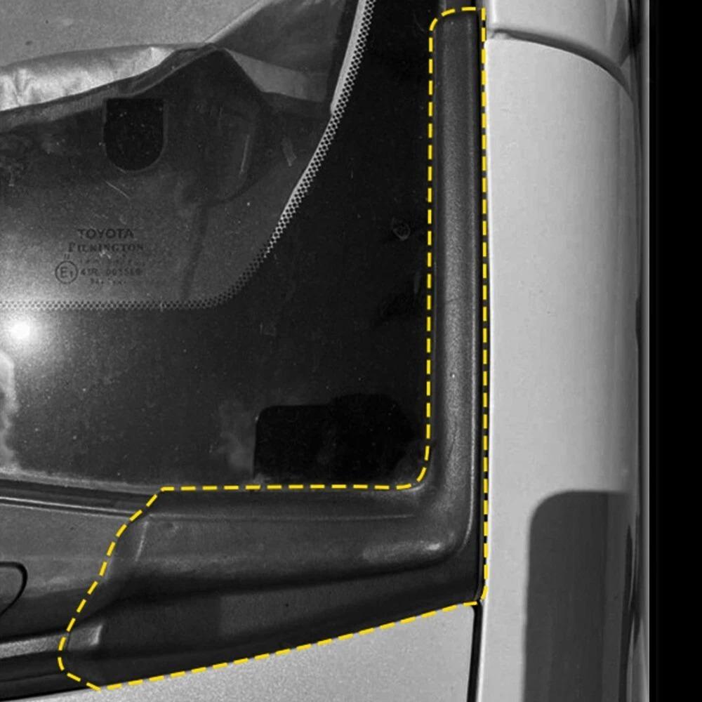 For Toyota Yaris 2012 2013 2014 2015 Car Front Windshield Wrap Corner Trim Wiper Side Trim Cover Lid 53867-52090 53866-52090