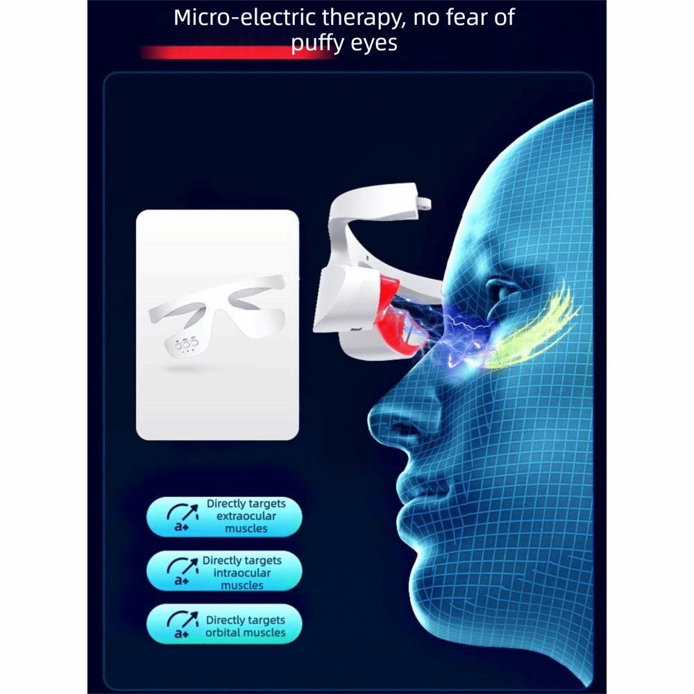 3D Surrounding Eye Massager Microcurrent Glasses Massage Beauty Machine  Eye Puffiness
