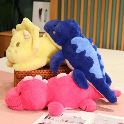 50cm Funny Kawaii Plush Colorful Dinosaur Toys Children Appease Accompany Peluche Soft Stuffed Dino Dolls for Kids Birthday Gift
