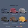 New Three-dimensional Embroidery Soft Washed Cotton Old Hat Men's Letter Trendy Men's Outdoor Fashion Faded Baseball Cap