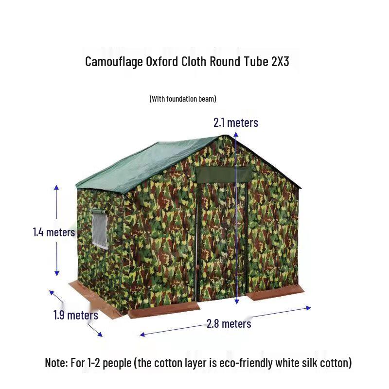 Wuyingfang Disaster Relief Tent with Reinforced Stainless Steel Frame