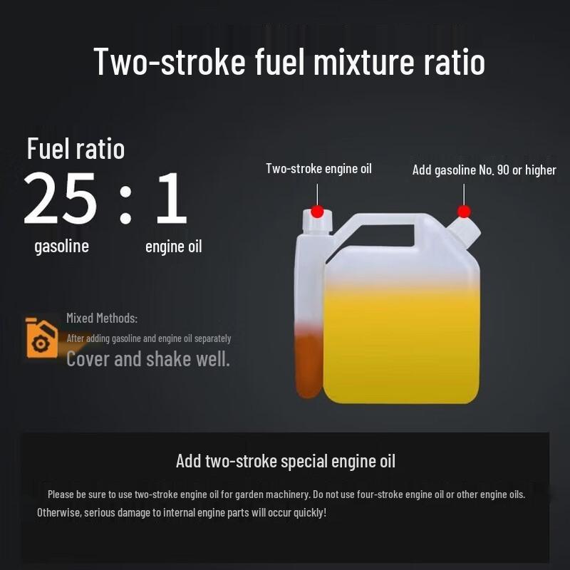 CNXIAOTCG520 52CC Two-Stroke Gasoline Brush Cutter CN Plug (adapter Included)