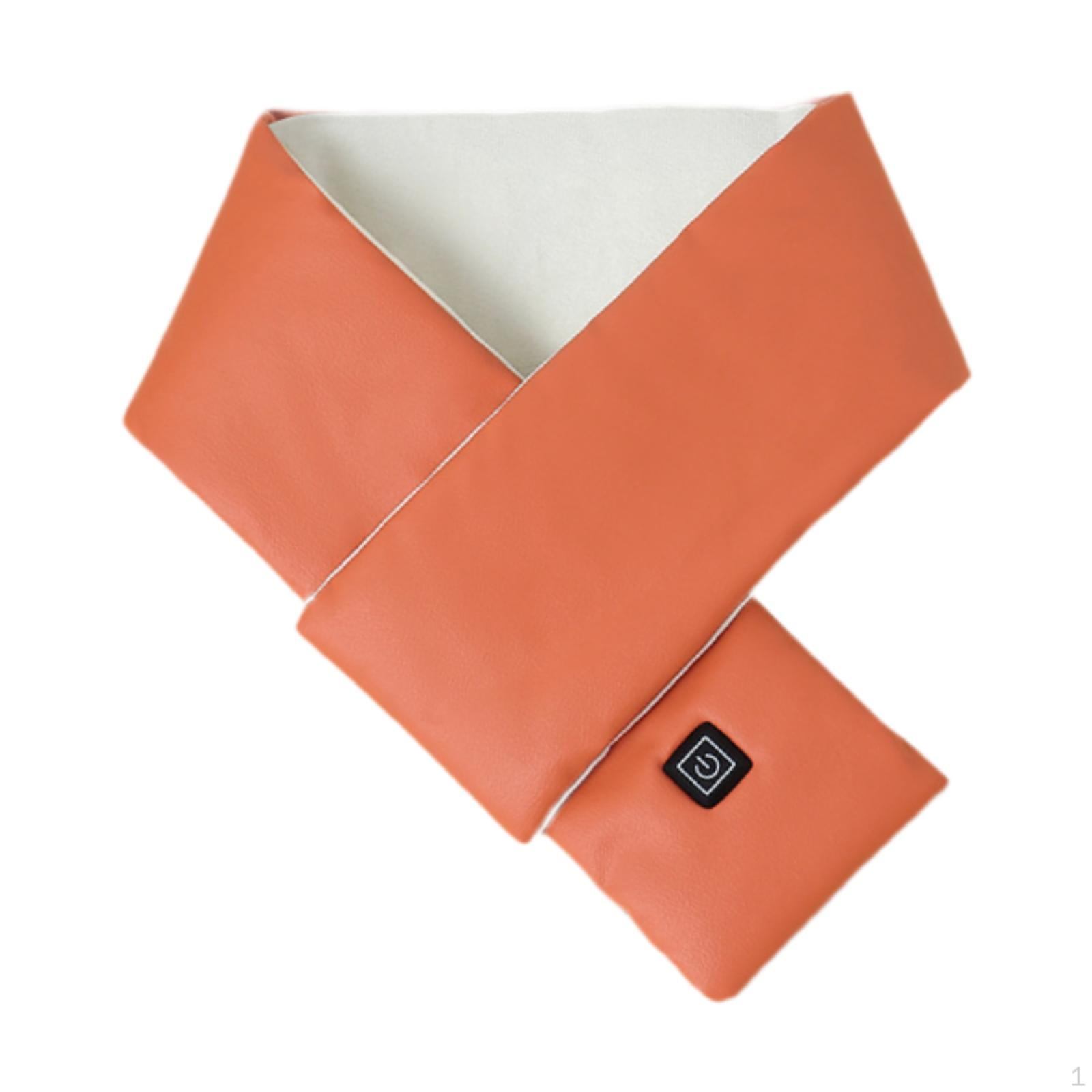 

Подогреваемый USB шарф для шеи, Подогреваемая накидка, Грелка для шеи, Платок для рыбалки оранжевый