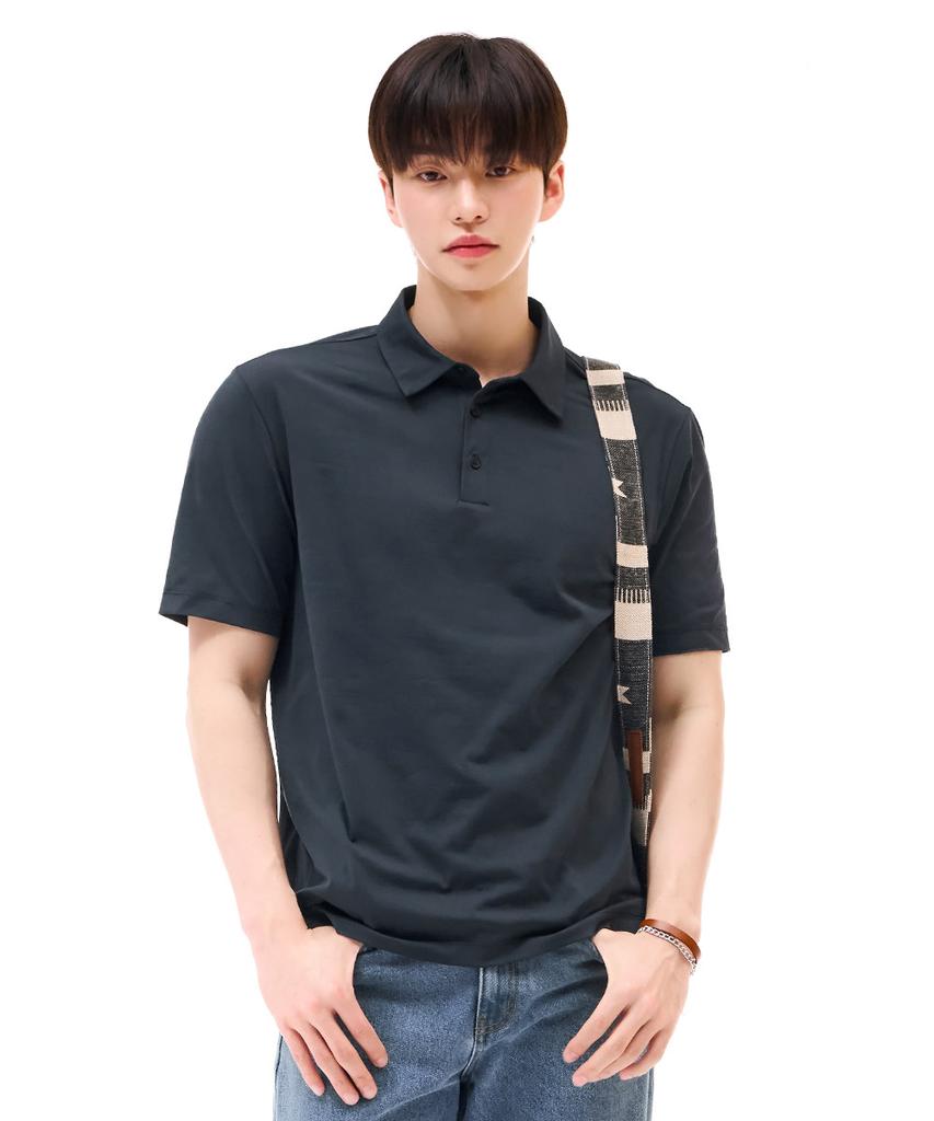 CHASECULT Men'S Cool Collared Short Sleeve T-Shirt - Green