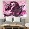 Demon Slayer Nezuko2 Tapestry for Bedroom Aesthetic Classroom Tapestries Wall Hanging for Living Room Dorm Office,Ideal Creative Gift